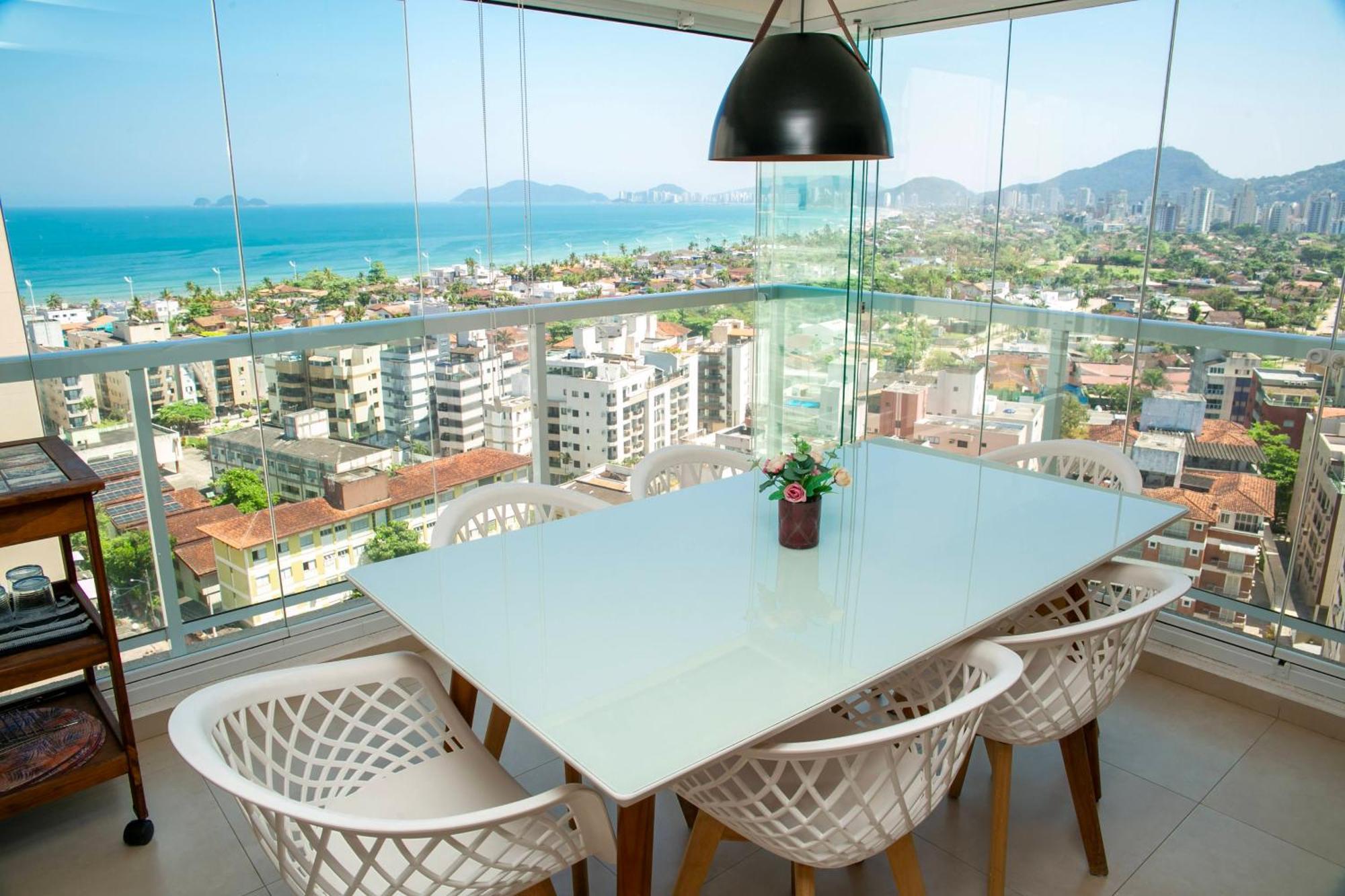 Apartamento Sol Dourado Vista Mar Guaruja Enseada Exterior photo